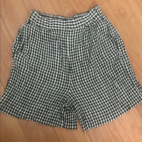Blk/Wht Checkered 2pc Short Set,13/14 - Picture 4 of 6